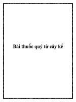 Bài thuốc quý từ cây kế pdf