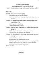 mô phỏng truyền động chính của máy bào giường hệ t- đ công suất 15kw