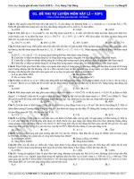 đề thi tự luyện vip 1 luyện thi đại học môn vật lý