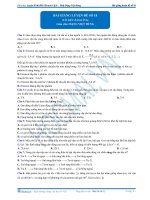 Đề thi thử đại học môn vật lí năm 2011 Khóa thầy Đặng Việt Hùng lần 18