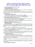 RÈN LUYỆN KĨ NĂNG THỰC HÀNH VỀ CÁC DẠNG BIỂU ĐỒ THƯỜNG GẶP docx