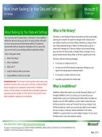 Work Smart: Backing Up Your Data and Settings ppt