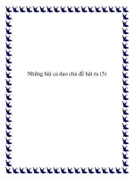 Những bài ca dao chủ đề hát ru con hay docx