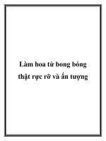 Làm hoa từ bong bóng thật rực rỡ và ấn tượng pdf