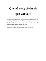 Quý cô công sở thanh lịch với vest potx