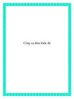 Công cụ điêu khắc đá doc