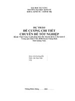 Đề tài: Thực trạng và giải pháp thúc đẩy chuyển dịch cơ cấu kinh tế Trong quá trình CNH, HĐH huyện Thăng Bình Tỉnh Quảng Nam potx