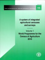 a system of integrated agricultural censuses and surveys potx