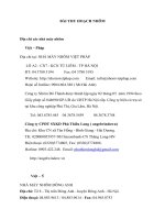 BÀI THU HOẠCH NHÔM potx