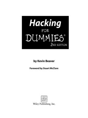 hacking for dummies 2nd