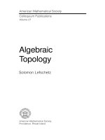 algebraic topology - s. lefschetz