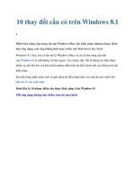 10 thay đổi cần có trên Windows 8.1 pdf