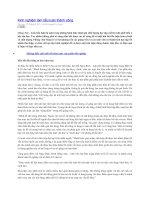 Kinh nghiệm làm tiểu luận thành công