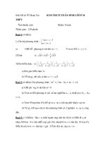 Đề Thi Thử Tuyển Sinh Lớp 10 Toán 2013 - Đề 73 pptx