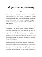 Nỗ lực của một website bất động sản doc