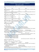 Lý thuyết trọng tâm về axit cacboxylic - bài tập tự luyện potx