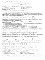 Đề Thi Đại Học Khối A, A1 Vật Lý 2013 - Phần 7 - Đề 7 pptx