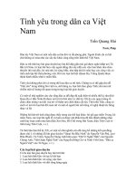 Tình yêu trong dân ca Việt NamTrần Quang Hải potx