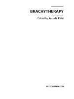 Brachytherapy Edited by Kazushi Kishi pdf