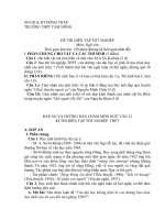 Đề thi thử tốt nghiệp THPT môn Ngữ Văn - Đề số 105 pot