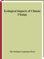 Ecological Impacts of Climate Change doc