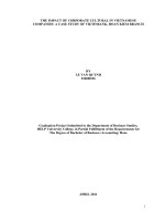 the impact of corporate cultural in vietnamese companies a case study of vietinbank, hoan kiem branch