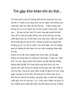 Trẻ gặp khó khăn khi ăn thịt... pdf