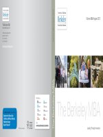 The Berkeley MBA Full-time MBA Program 2013 ppt