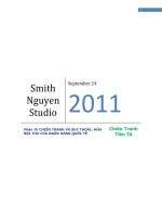 Phần IV: CHIẾN TRANH VÀ SUY THOÁI: MÙA BỘI THU CỦA NGÂN HÀNG QUỐC TẾ pptx