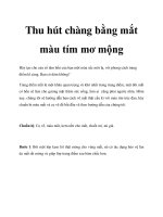 Thu hút chàng bằng mắt màu tím mơ mộng ppt