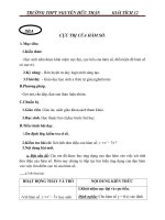 giáo án toán giải tích 12 - cực trị hàm số - gv.b. anh tuấn