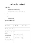 phép nhân phân số