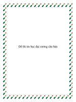 Đề thi tin học đại cương căn bản1 pptx