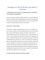 Kinh nghiệm web: 9 điều cần biết khi lựa chọn một dịch vụ Web Hosting pot