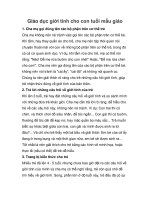 Giáo dục giới tính cho con tuổi mẫu giáo pdf