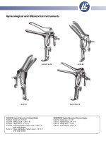 Gynecological and Obstetrical instruments pptx