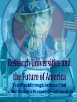 Research Universities And The Future Of America potx