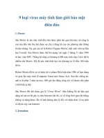 9 loại virus máy tính làm giới bảo mật điên đảo docx