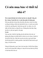Có nên mua bản vẽ thiết kế nhà ở? pot