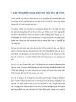 Lang thang trên mạng giúp làm việc hiệu quả hơn pdf