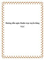 Hướng dẫn nghe Radio trực tuyến bằng VLC doc