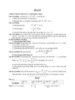 Đề ôn thi tốt nghiệp trung học phổ thông môn toán - Đề 57 ppt