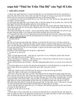 soạn bài “Thái Sư Trần Thủ Độ” của Ngô Sĩ Liên