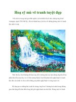 Hoạ sỹ mù vẽ tranh tuyệt đẹp pptx