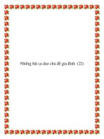 Những bài ca dao chủ đề gia đình hay pptx