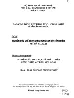 Nghiên cứu chế tạo và ứng dụng sơn bột tĩnh điện doc