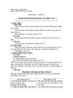 giáo án sinh học bảo vệ sự đa dạng của thực vật