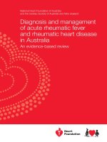 Diagnosis and management of acute rheumatic fever and rheumatic heart disease in Australia pptx