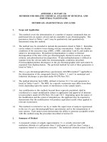 METHODS FOR ORGANIC CHEMICAL ANALYSIS OF MUNICIPAL AND INDUSTRIAL WASTEWATER doc