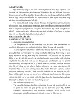 Đề tài: Những vướng mắc, bất cập trong quy định hiện hành về thể thức và kĩ thuật trình bày văn bản pháp luật và hướng khắc phục potx